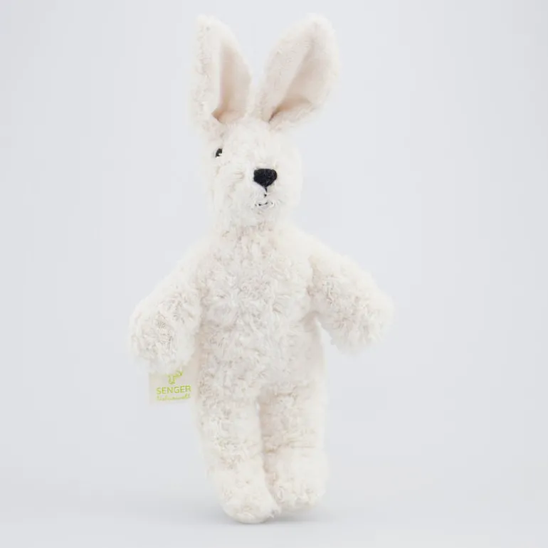 Baby Schlenkertier Hase weiß - 20cm