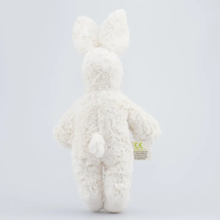 Baby Schlenkertier Hase weiß - 20cm