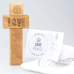 Beste Wünsche Bausteine -love & peace