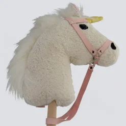 Bio-Steckenpferd Mini Einhorn Rose