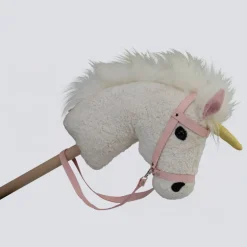 Bio-Steckenpferd Mini Einhorn Rose