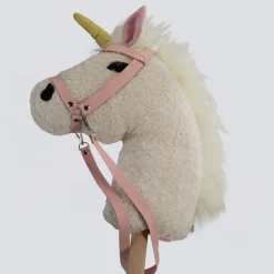 Bio-Steckenpferd Mini Einhorn Rose