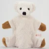 Bär Handpuppe weiß