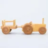 Debresk - kleiner Holz Traktor mit Anhänger