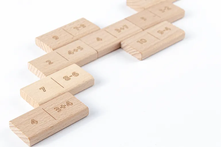 Didi Toys Mathematische Dominosteine +/- bis 10