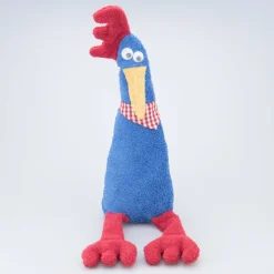 Efie Kuscheltier großer Hahn - blau