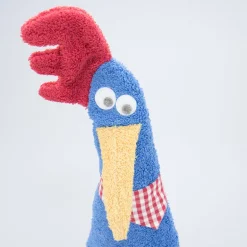 Efie Kuscheltier großer Hahn - blau