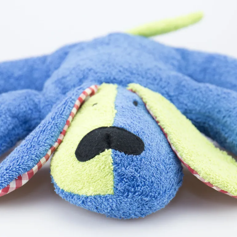 Efie Kuscheltier Hund - blau