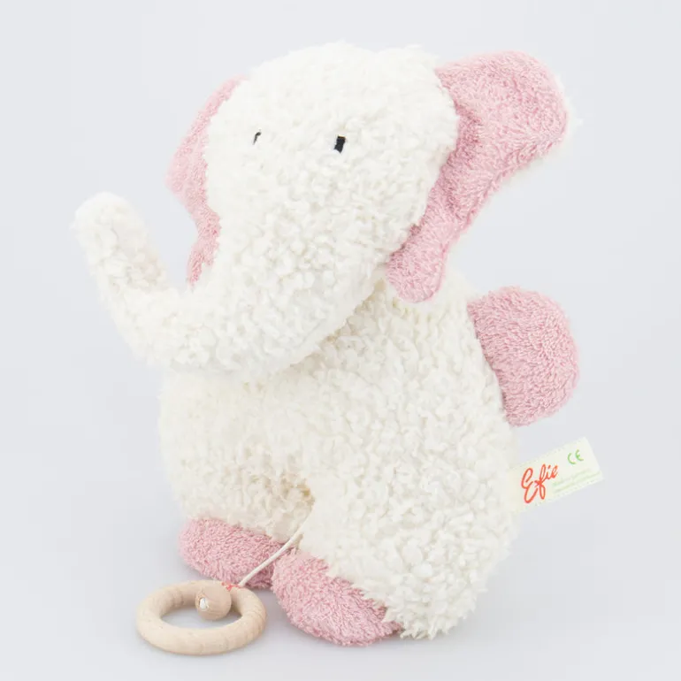 Efie Spieluhr Elefant rosa