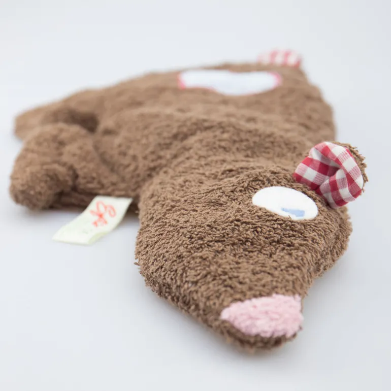 Efie Wärmekissen Braunbär - Kirschkern- oder Dinkel-Inlett