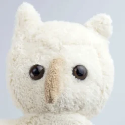 Eule Handpuppe weiß
