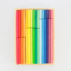 Glückskäfer Baubrettchen Regenbogen 32-tlg.