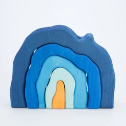 Glückskäfer Höhlen-Set blau