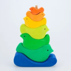 Glückskäfer Steckturm Vögel