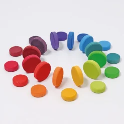 Grimm's 24 Holztaler Regenbogen