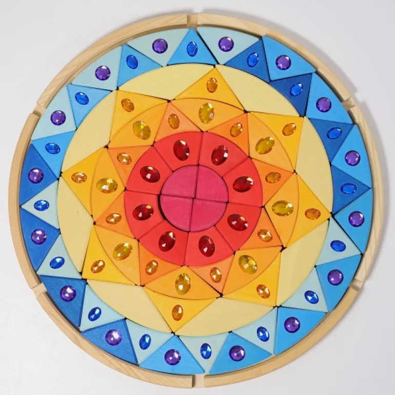 Grimm's Glitzermandala Sonne