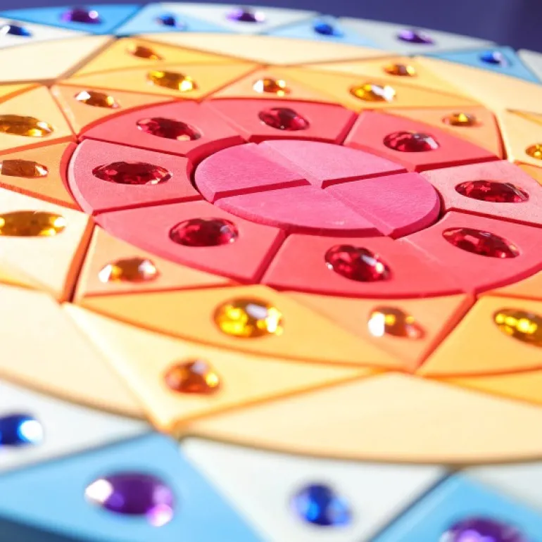 Grimm's Glitzermandala Sonne