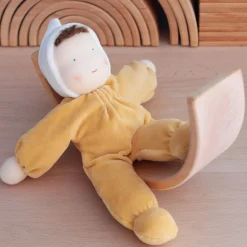 Grimm's Kuschelpuppe gelb - 30cm