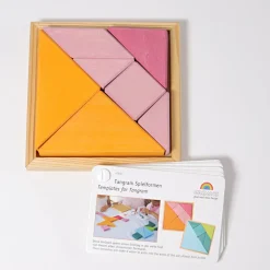 Grimm's Legespielset Tangram rosa-orange