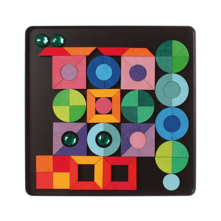 Grimm's Magnetspiel Grundformen & Glitzersteine