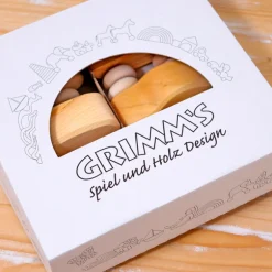 Grimm's Natur Holzautos - 6 Stück