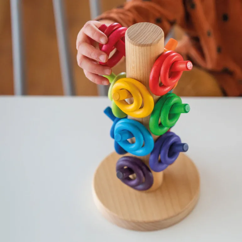 Grimm's Sortierhilfe Bauringe Regenbogen