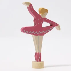 Grimm's Steckfigur Ballerina Rubinrot