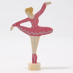 Grimm's Steckfigur Ballerina Rubinrot