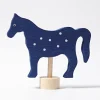 Grimm's Steckfigur Blaues Pferd