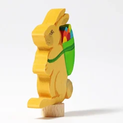 Grimm's Steckfigur Hase mit Korb