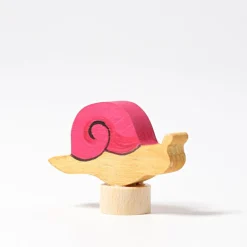 Grimm's Steckfigur Rosa Schnecke