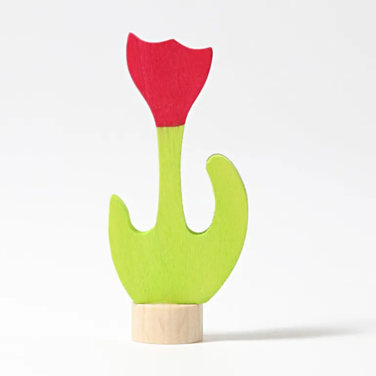 Grimm's Steckfigur rote Tulpe