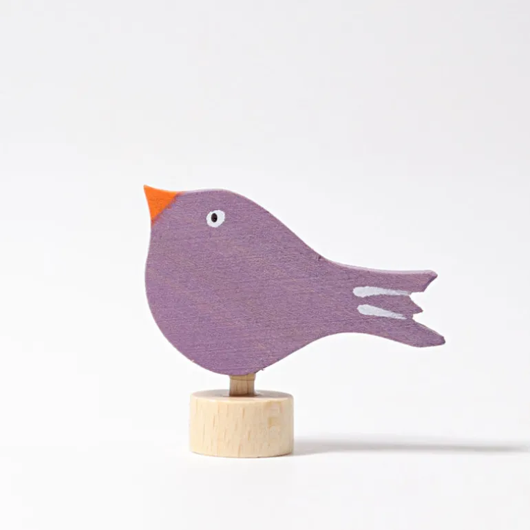 Grimm's Steckfigur Sitzender Vogel