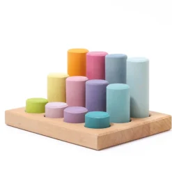 Grimm's Steckspiel Kleine Walzen Pastell