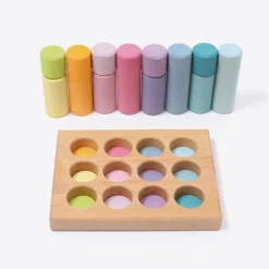 Grimm's Steckspiel Kleine Walzen Pastell