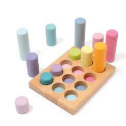Grimm's Steckspiel Kleine Walzen Pastell