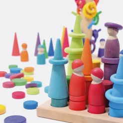 Grimm's Steckspiel Kleine Walzen Regenbogen