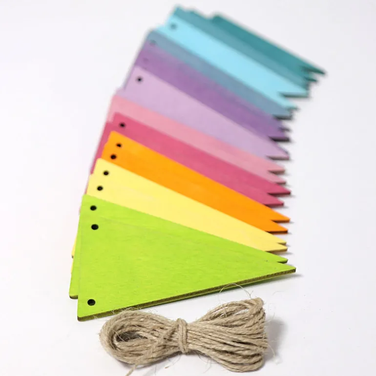 Grimm's Wimpelkette Pastell