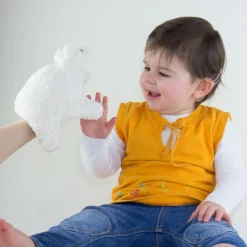 Handpuppe Eisbär Eisy - 17 cm