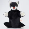 Handpuppe Katze schwarz