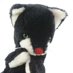 Handpuppe Katze schwarz