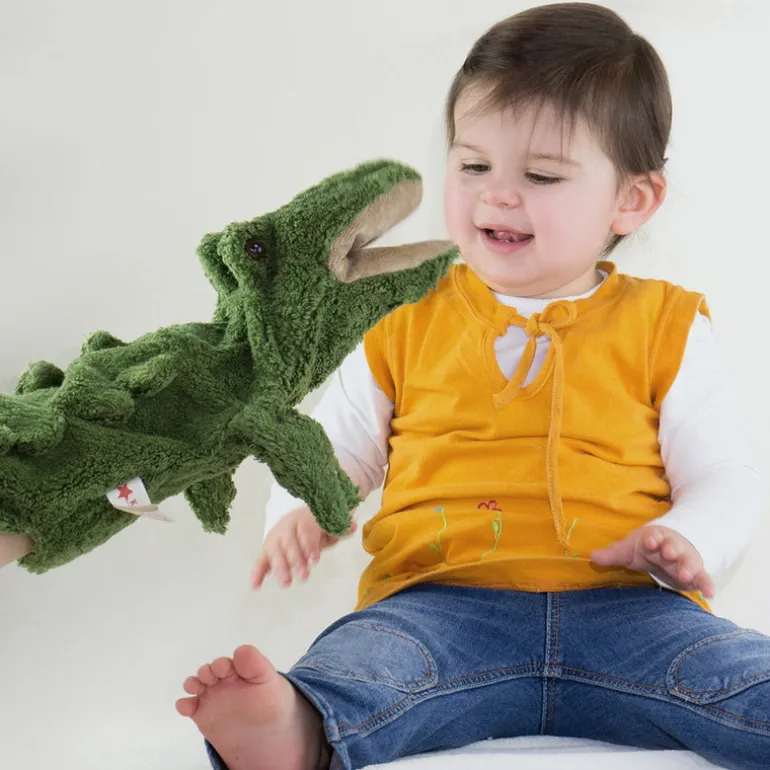 Handpuppe Krokodil