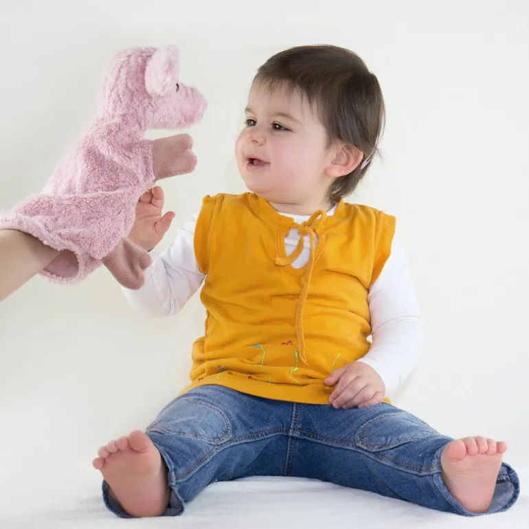 Handpuppe Schwein