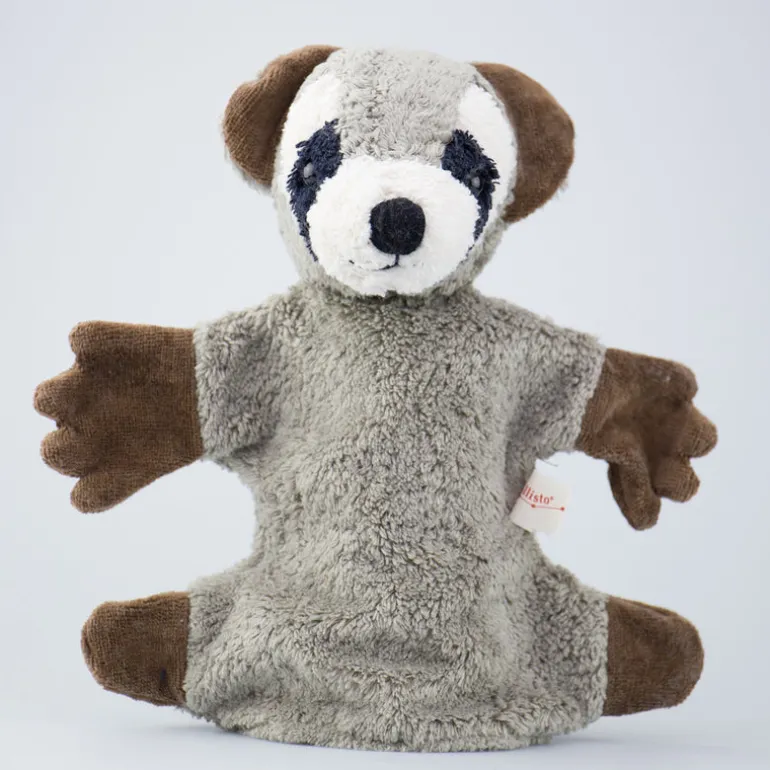 Handpuppe Waschbär