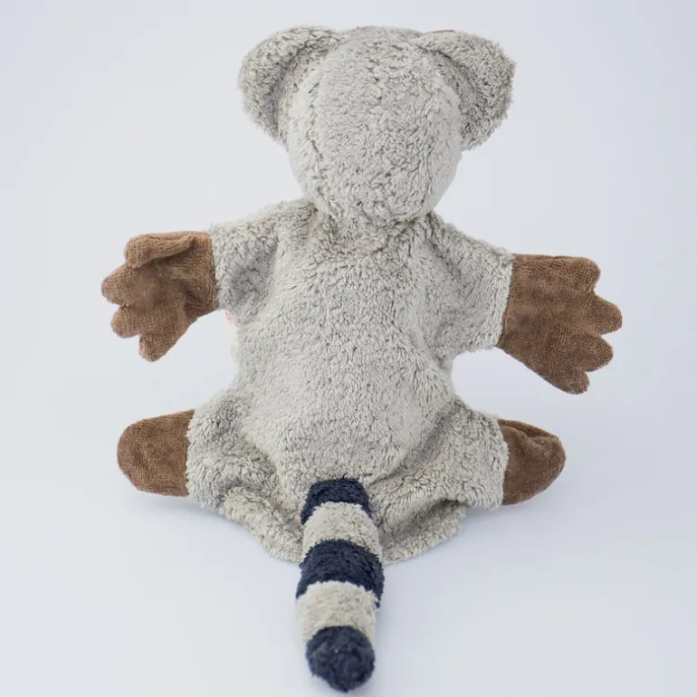 Handpuppe Waschbär