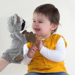 Handpuppe Waschbär