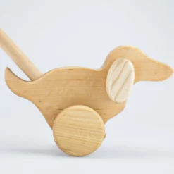 Holz Hund zum Schieben