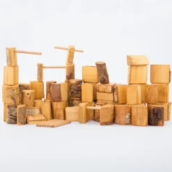 Holz Naturbauklötze - 3kg