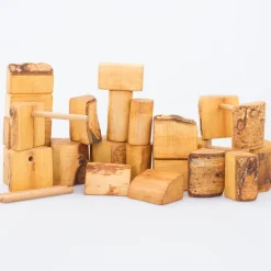 Holz Naturbauklötze - 1kg