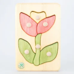 Holzpuzzle Blume